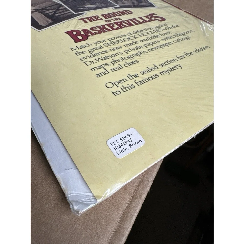 Sealed THE HOUND OF THE BASKERVILLES MURDER DOSSIER Arthur Conan‎ Doyle & Simon